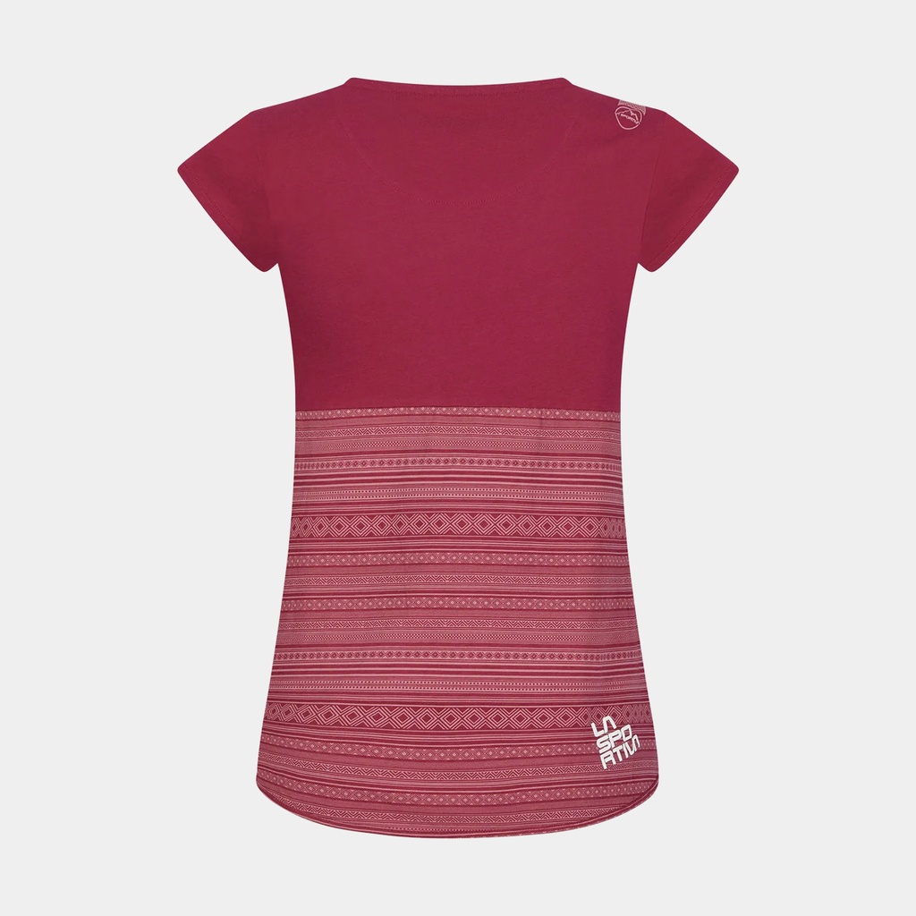 Lidra T-Shirt Women Red Plum