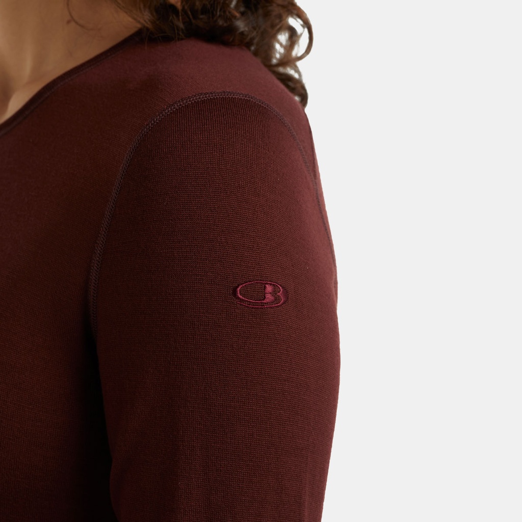 Tech Long Sleeves Crewe 260 Women Espresso