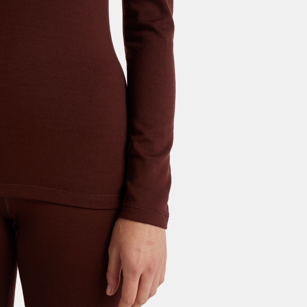 Tech Long Sleeves Crewe 260 Women Espresso