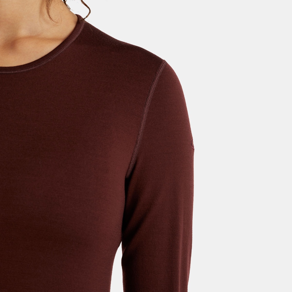 Tech Long Sleeves Crewe 260 Women Espresso