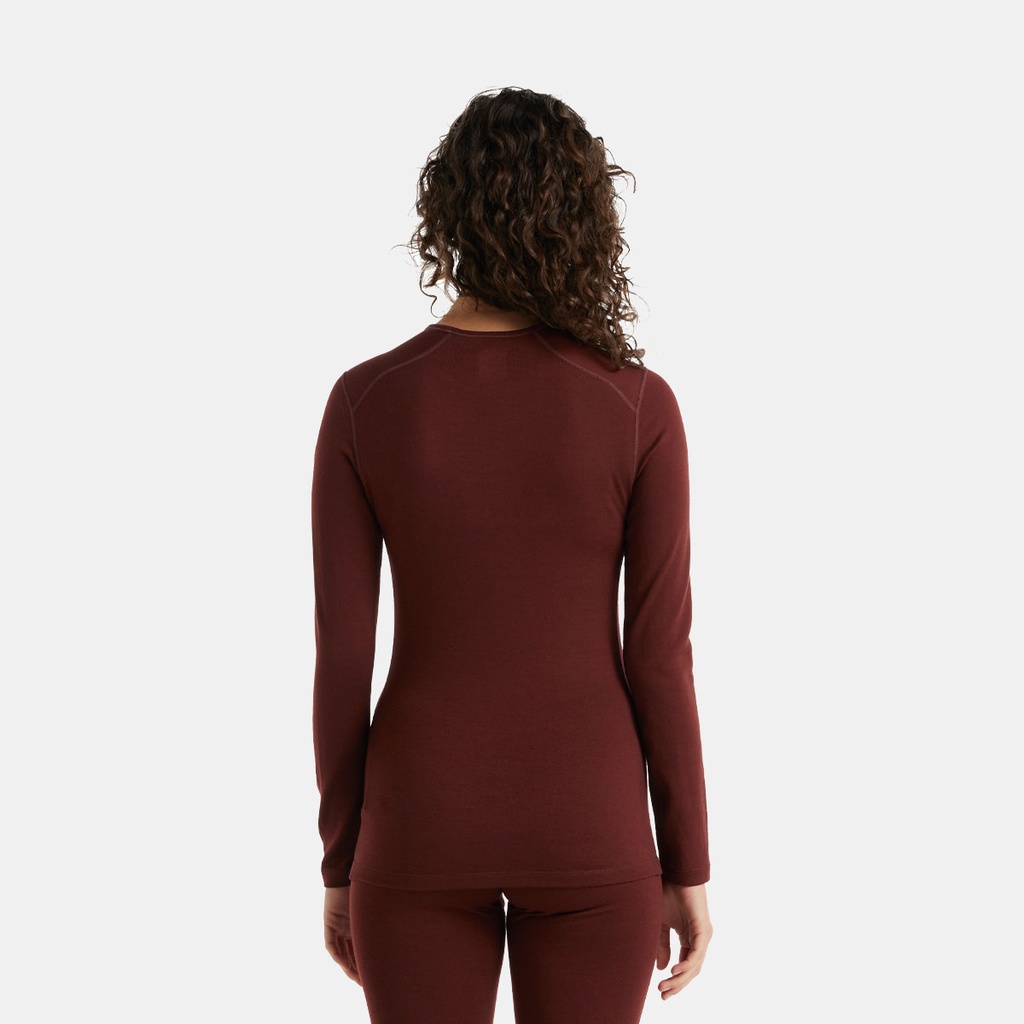 Tech Long Sleeves Crewe 260 Women Espresso