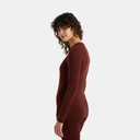 Tech Long Sleeves Crewe 260 Women Espresso