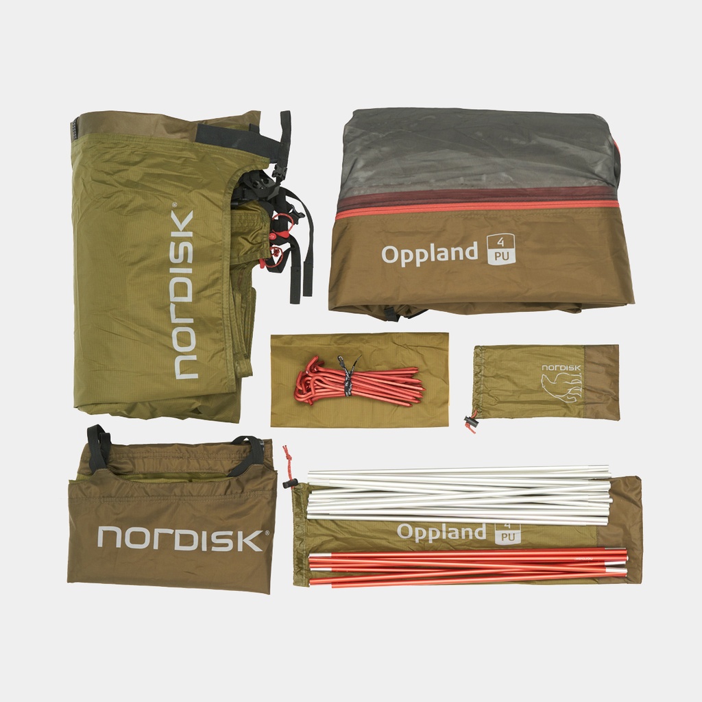 Oppland 4 PU Tent Dark Olive