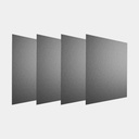 Hard sandpaper sheets (4pcs)