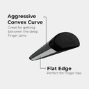 Taco Climbing Finger Sanding Block Black