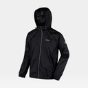Lyle IV Waterproof Jacket with Concealed Hood Black