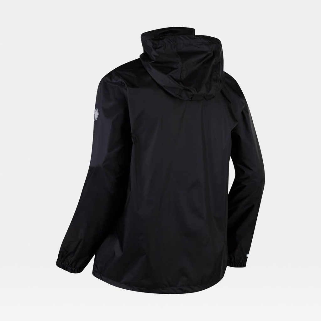 Lyle IV Waterproof Jacket with Concealed Hood Black
