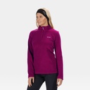 Sweetheart Half Zip Lightweight Fleece Women Dark Cerise