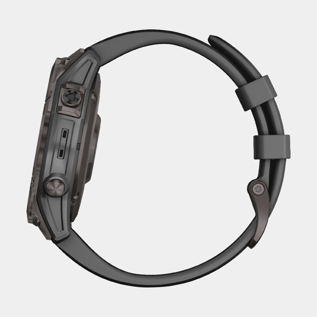 Fenix 7 Sapphire Solar (2022) Carbon Gray DLC Titanium w/ Black Band