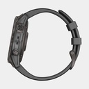Fenix 7 Sapphire Solar (2022) Carbon Gray DLC Titanium w/ Black Band