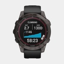 Fenix 7 Sapphire Solar (2022) Carbon Gray DLC Titanium w/ Black Band