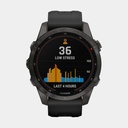 Fenix 7S Sapphire Solar (2022) Titan Carbon Gray Dlc / Blk Band