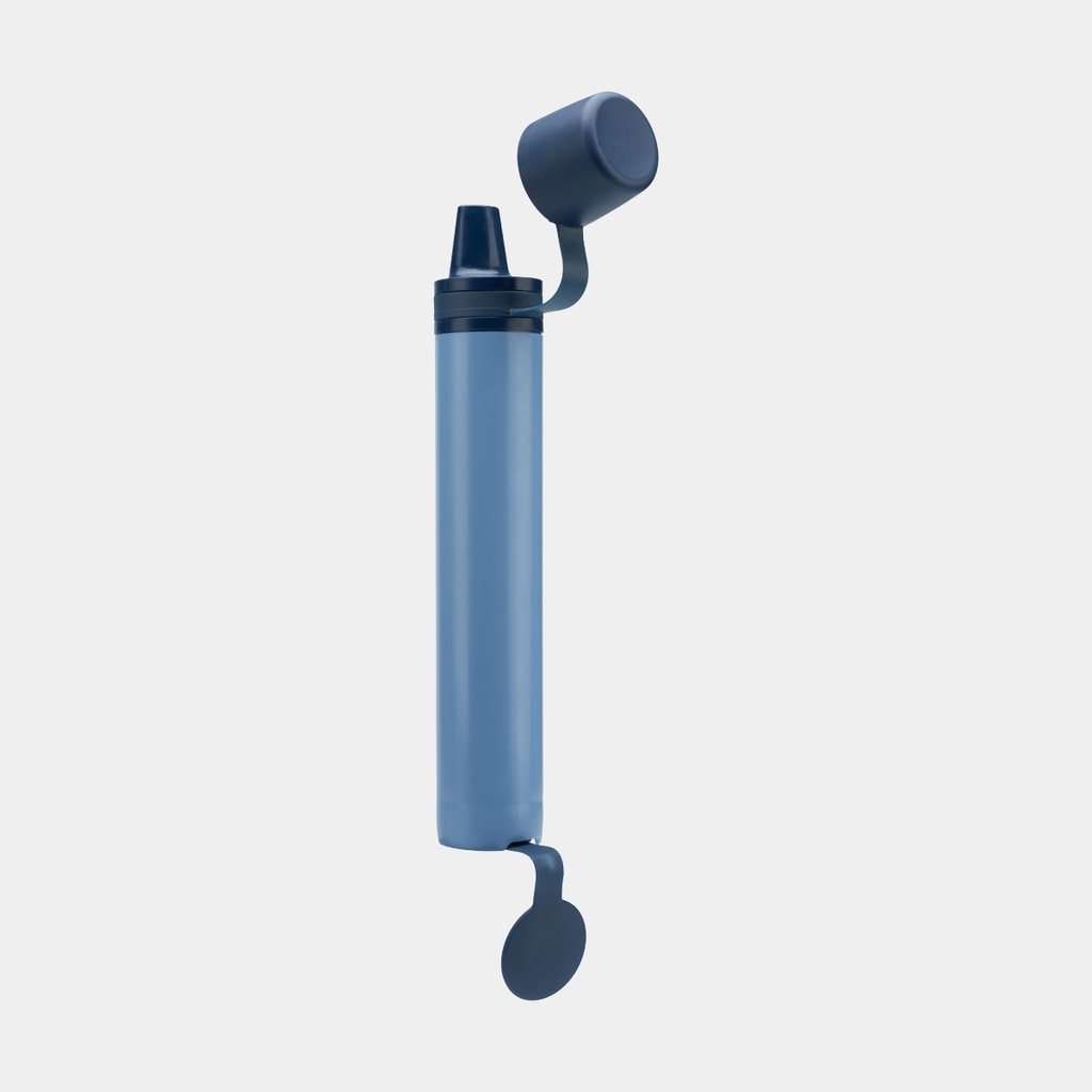 Peak Series Personal Water Filter Straw Mountain Blue