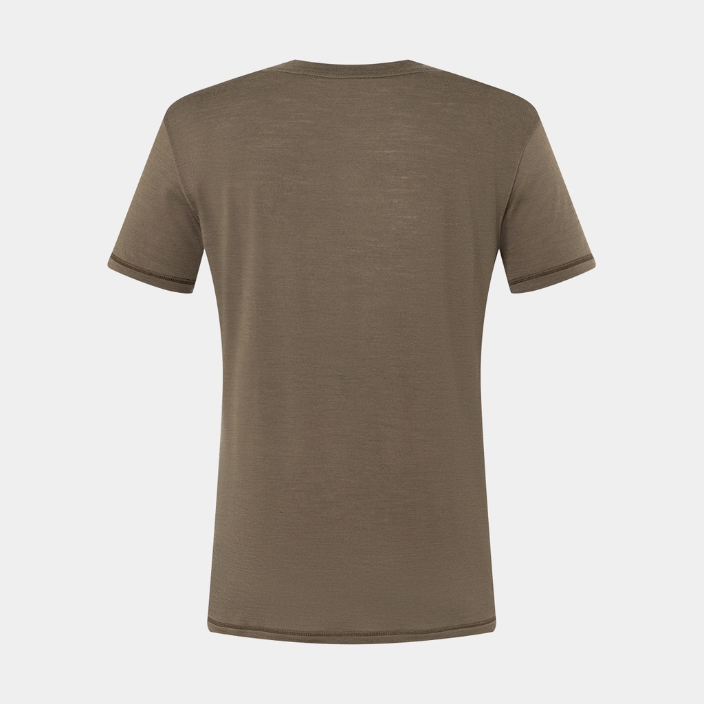 Logo Tee Stone Grey / Blueberry