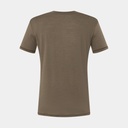 Logo Tee Stone Grey / Blueberry