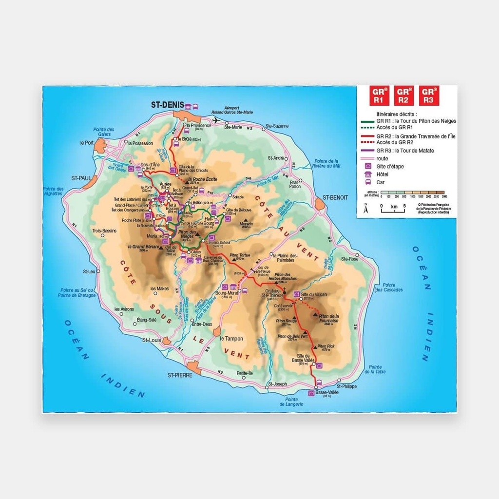 GR R1/GR R2/GR R3 - La Réunion +23j. rand. (2021)
