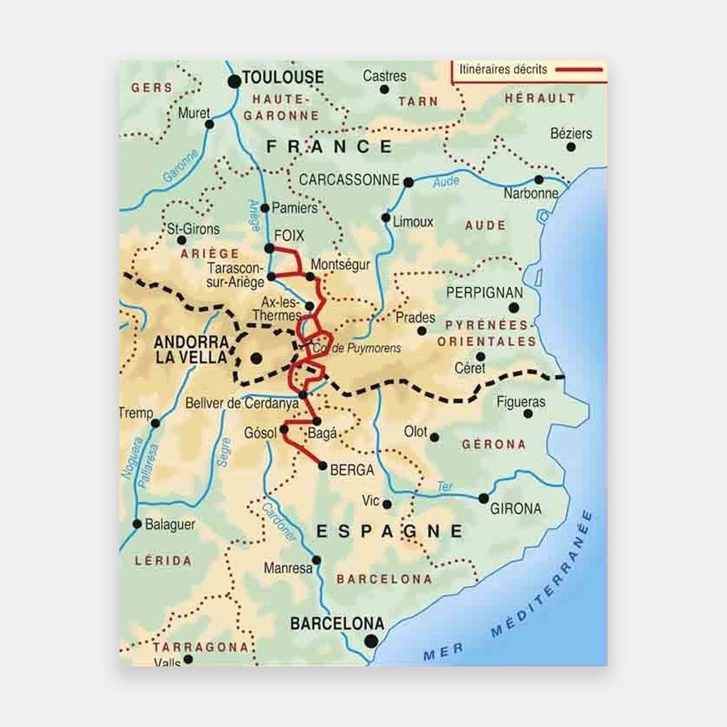 GR107 - Sur les traces des Cathares FR+ES +10j. rand.