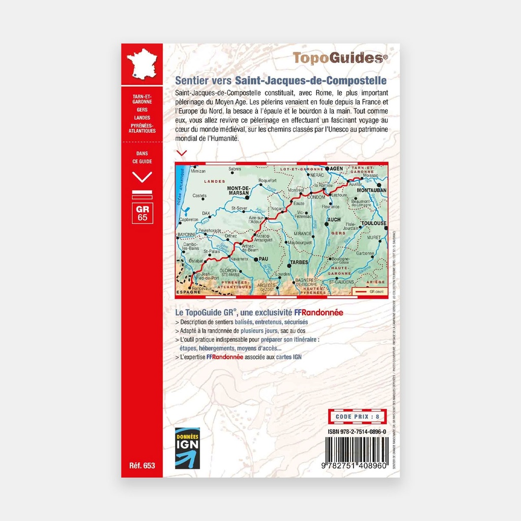GR65 - Sentier St-Jacques - Moissac - Roncevaux (2017)