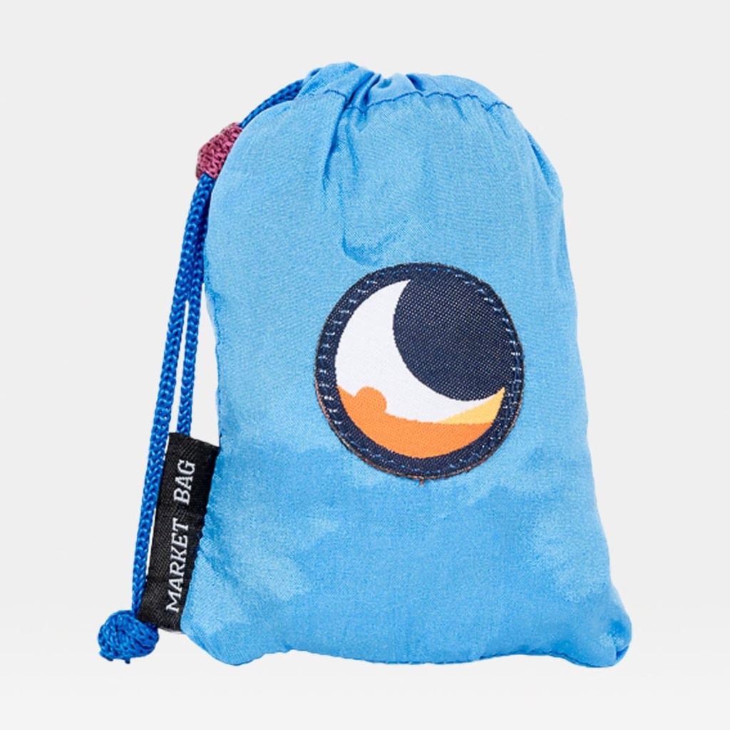 Marketbag Light Blue / Burgundy