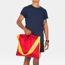 Marketbag Burgundy / Dark Yellow