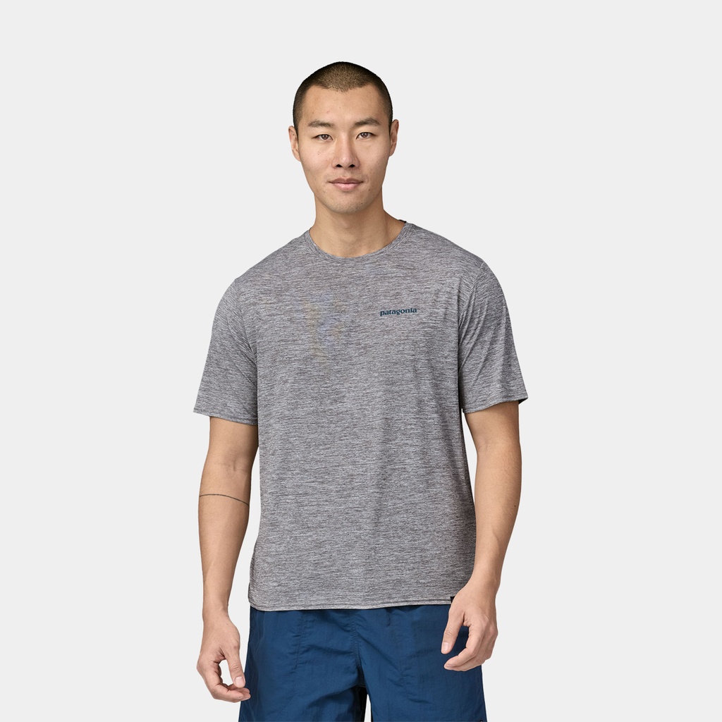 Cap Cool Daily Graphic Shirt Waters Boardshort Logo Abalone Blue : Feather Grey