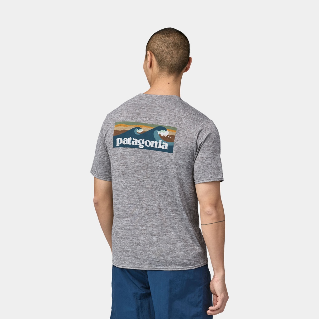 Cap Cool Daily Graphic Shirt Waters Boardshort Logo Abalone Blue : Feather Grey