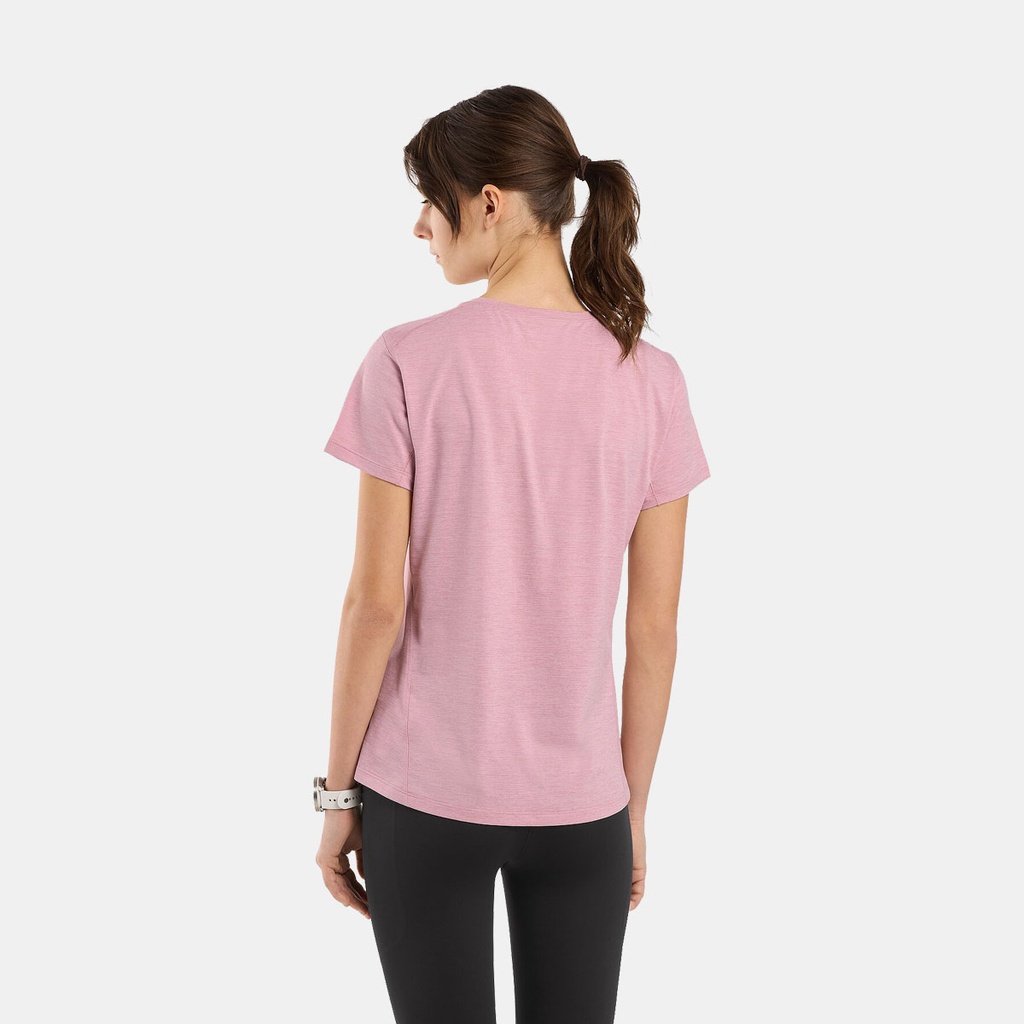 Taema Crew Short Sleeve Women Bliss Heather