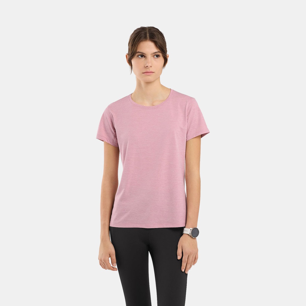 Taema Crew Short Sleeve Women Bliss Heather