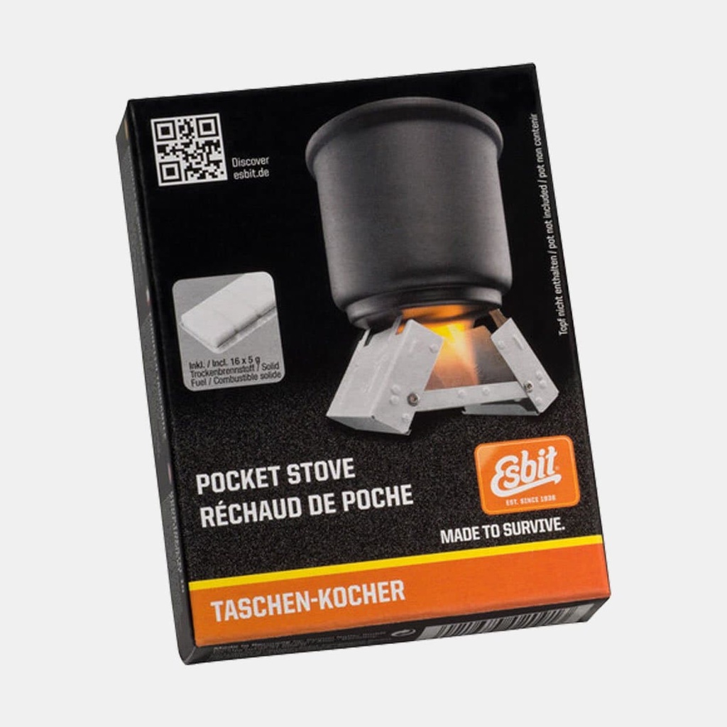 Pocket Stove Small incl. 16x5g Solid Fuel