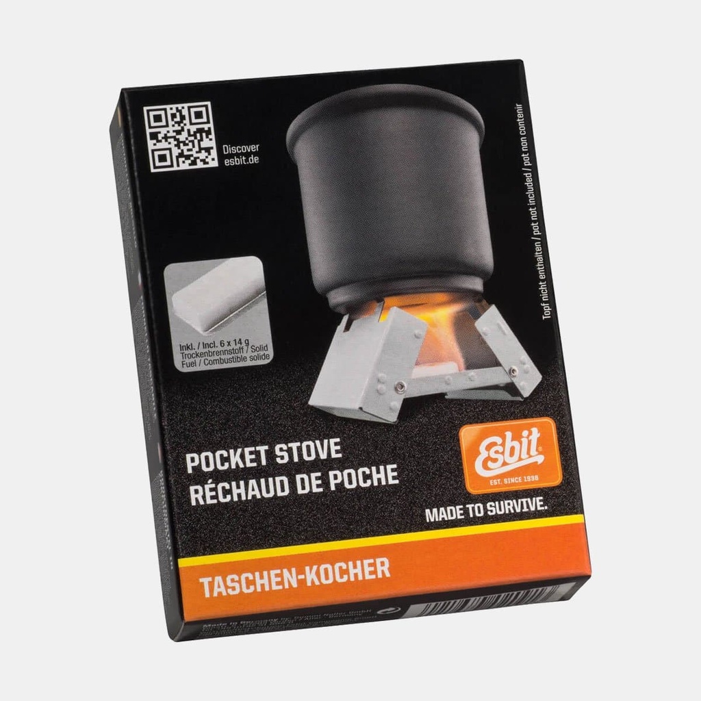 Pocket Stove Small incl. 6x14g Solid Fuel