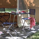 Fidji Table Alu Brut Carbon