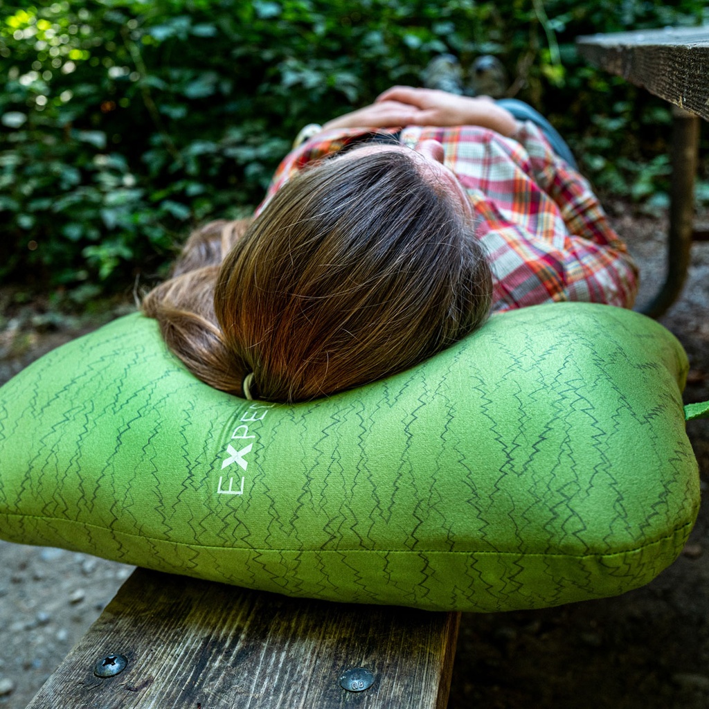 Trailhead Pillow (2023) Lichen Forest Print