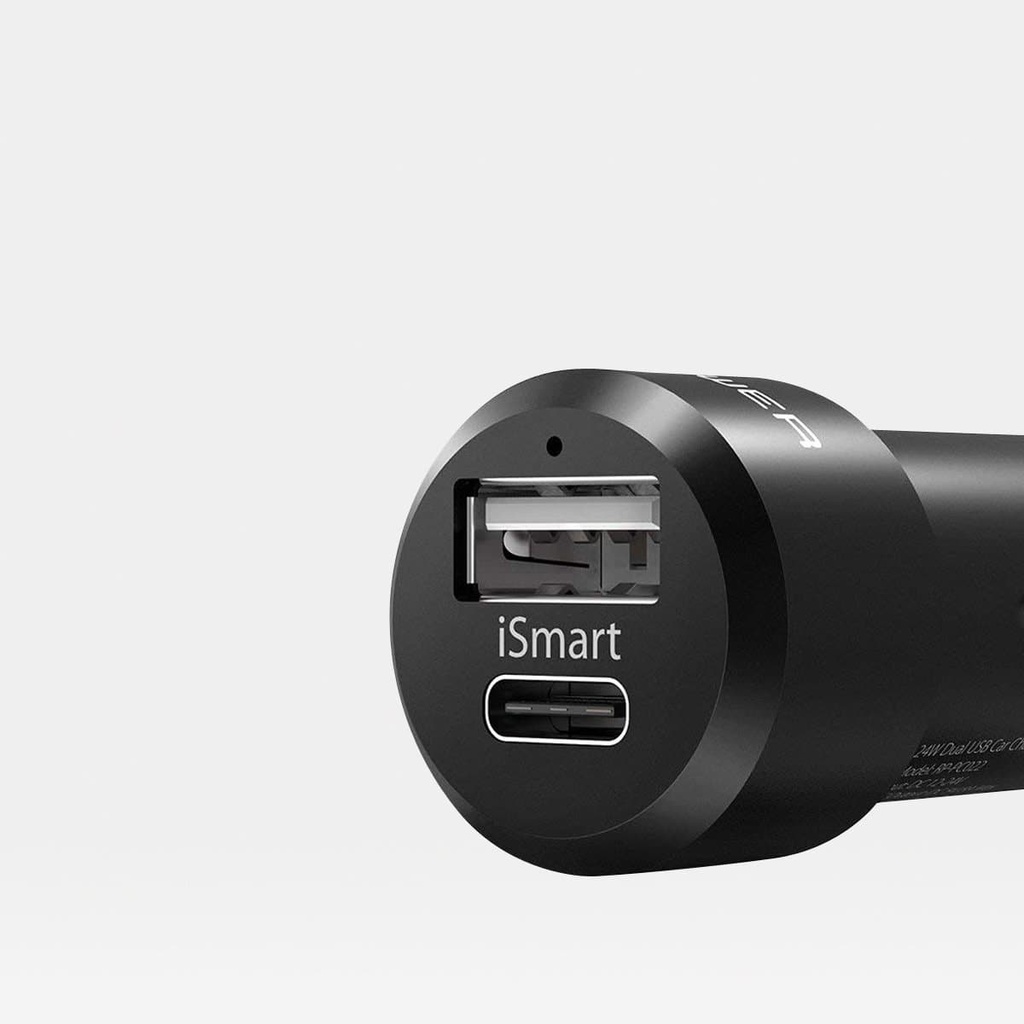 Car Charger Dual USB+USB C 36W Car Adapter