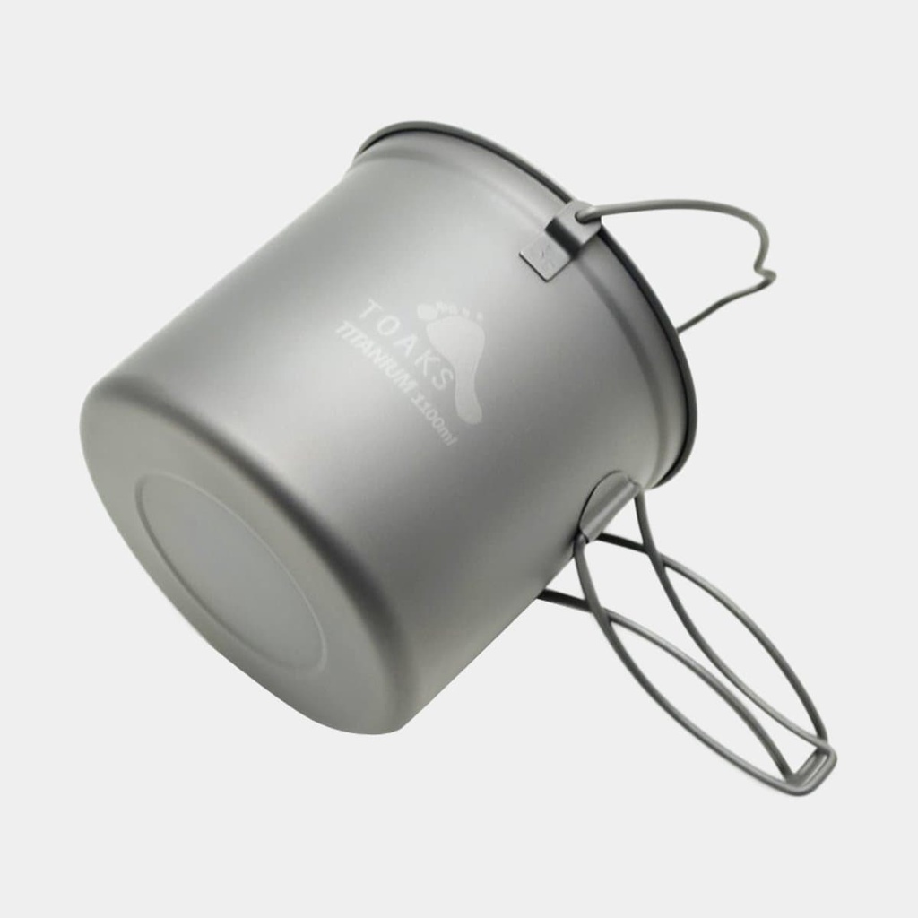 Titanium 1100ml Pot With Bail Handle