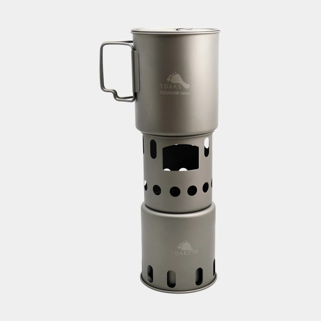 Titanium Backpacking Wood Burning Stove