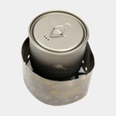 Ultralight Titanium Solid Fuel Cook System