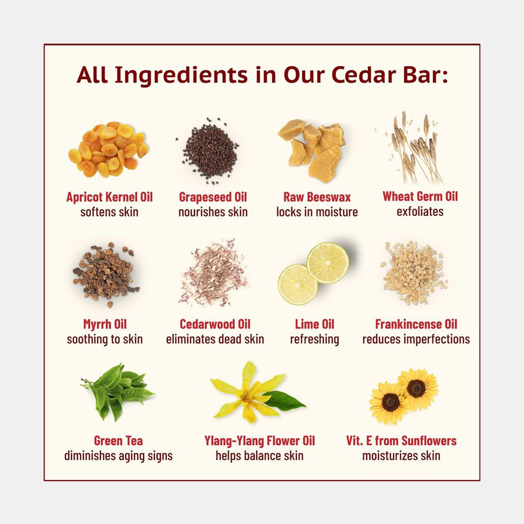 Cedar Lotion Bar (2021)