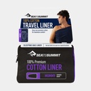 Premium Cotton Liner Mummy Ocean Blue