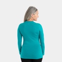 Oasis Long Sleeves Crewe 200 Women Flux Green