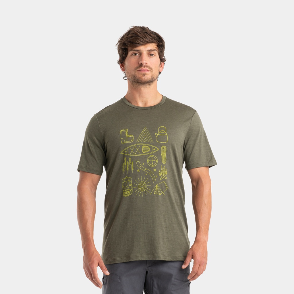 Tech Lite II Short Sleeves Merino 150 Tee Camp Essen Loden