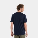 Tech Lite II Short Sleeves Merino 150 Tee Natural Ski Tour Midnight Navy