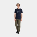 Tech Lite II Short Sleeves Merino 150 Tee Natural Ski Tour Midnight Navy