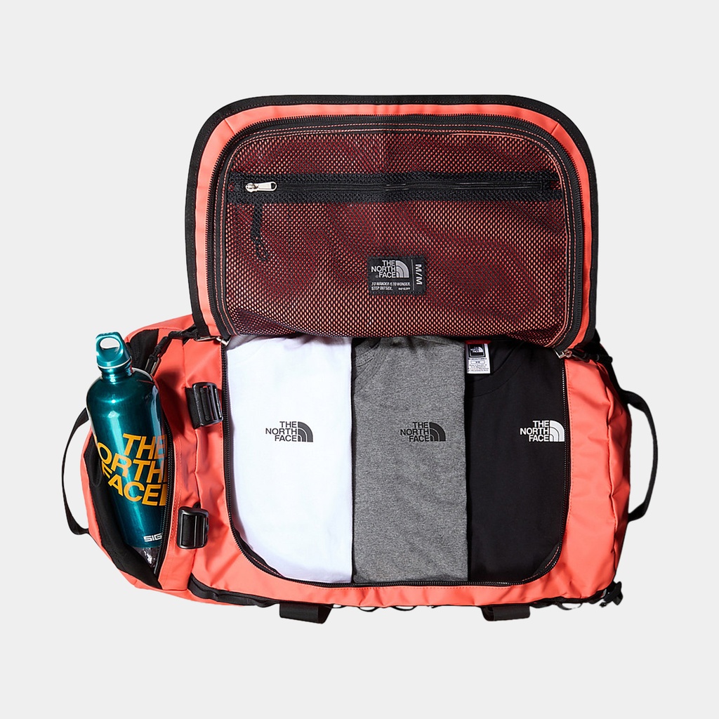 Base Camp Duffel M (2021) Retro Orange / TNF Black