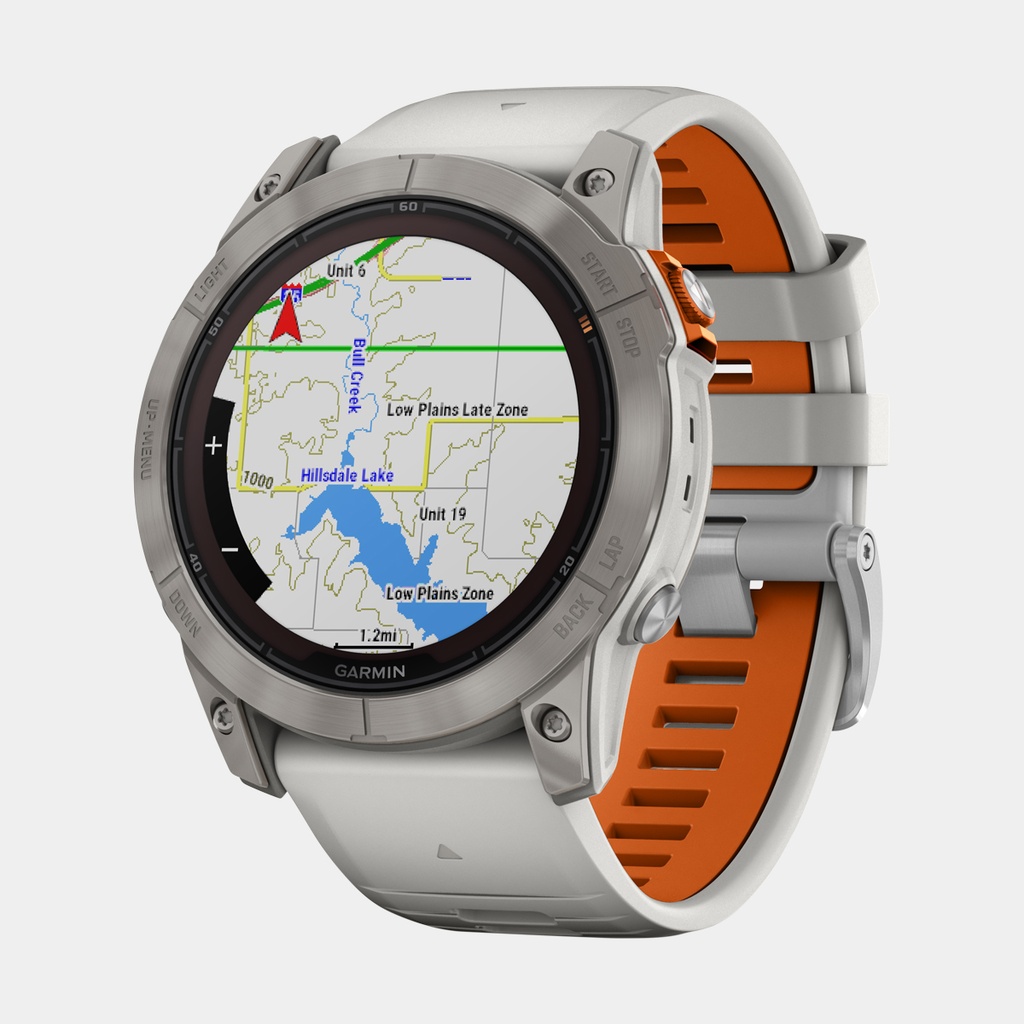 Fenix 7X Pro Sapphire Solar Titanium-Fog Gray Ember Orange