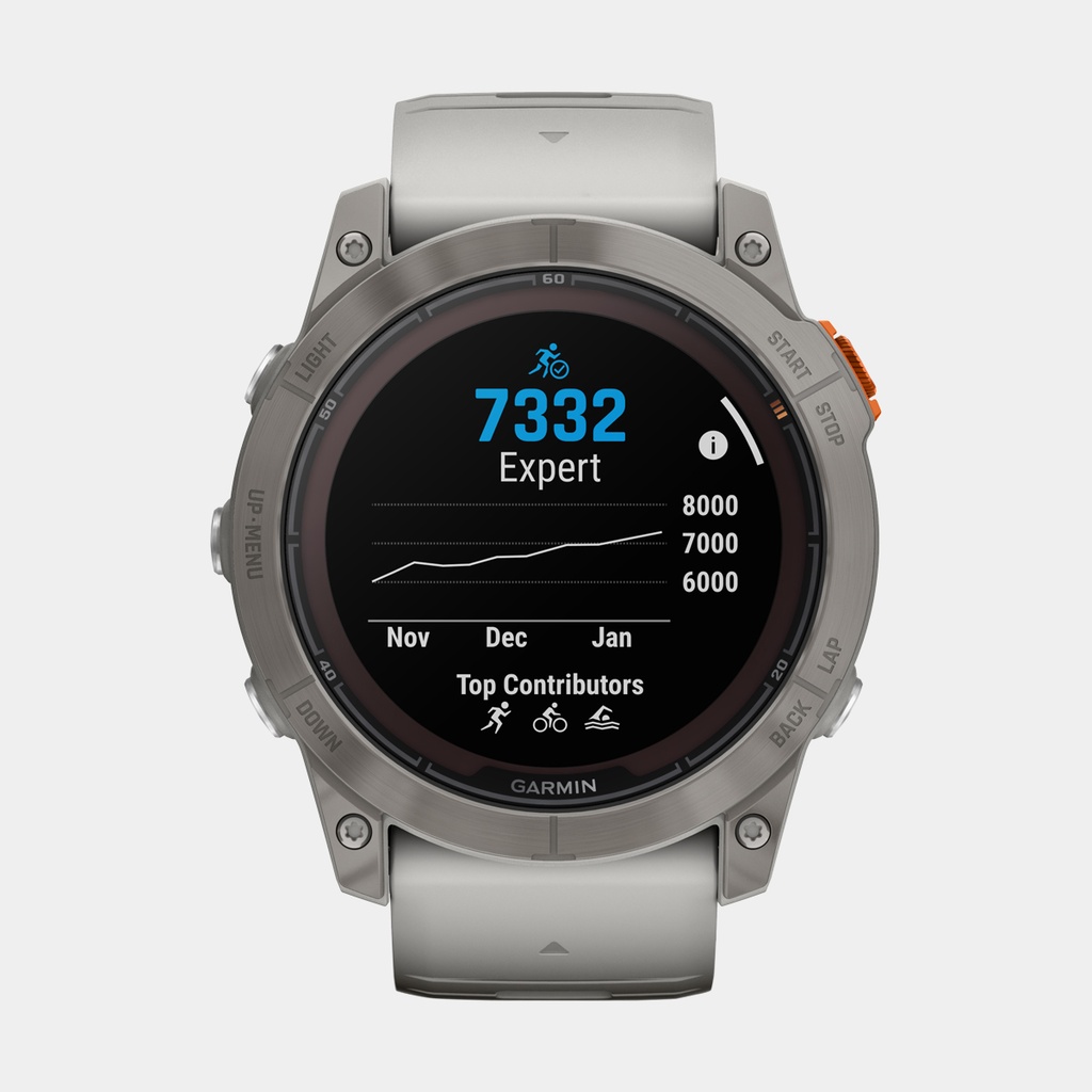 Fenix 7X Pro Sapphire Solar Titanium-Fog Gray Ember Orange