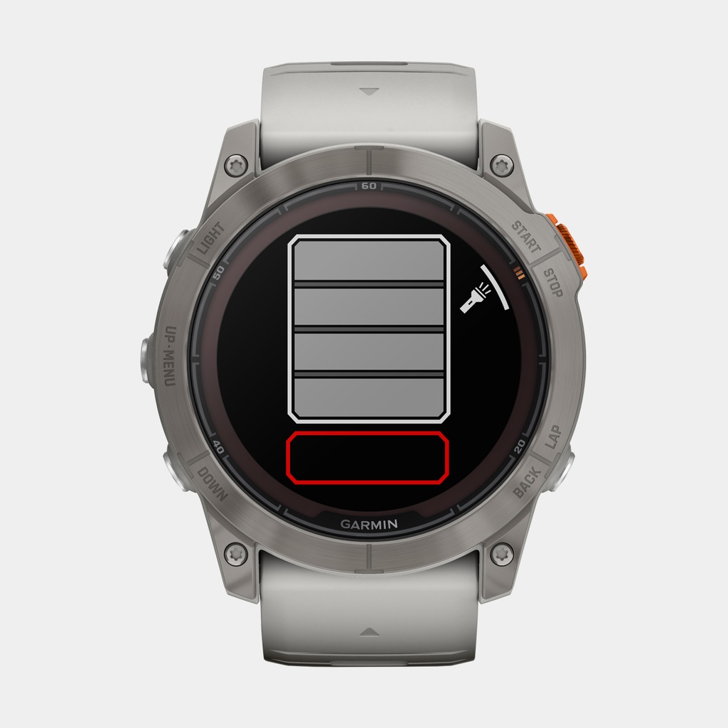 Fenix 7X Pro Sapphire Solar Titanium-Fog Gray Ember Orange