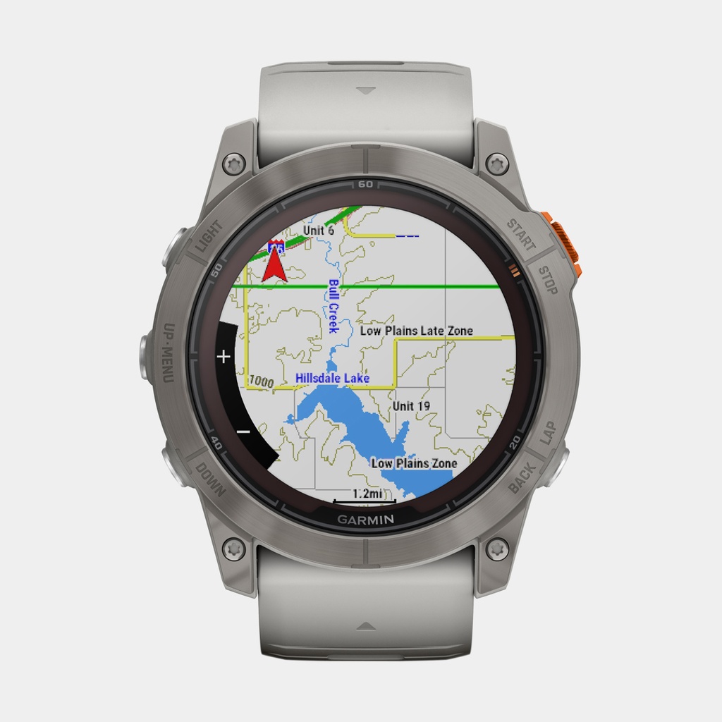 Fenix 7X Pro Sapphire Solar Titanium-Fog Gray Ember Orange