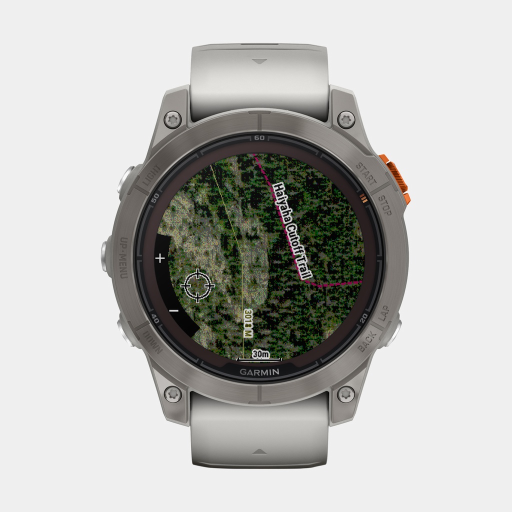Fenix 7 Pro Sapphire Solar Titanium / Fog Gray Ember Orange