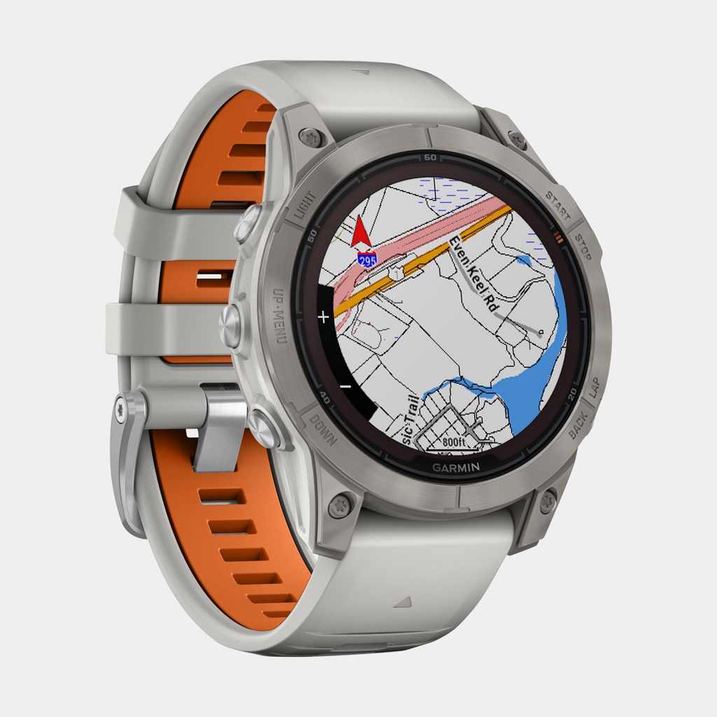 Fenix 7 Pro Sapphire Solar Titanium / Fog Gray Ember Orange