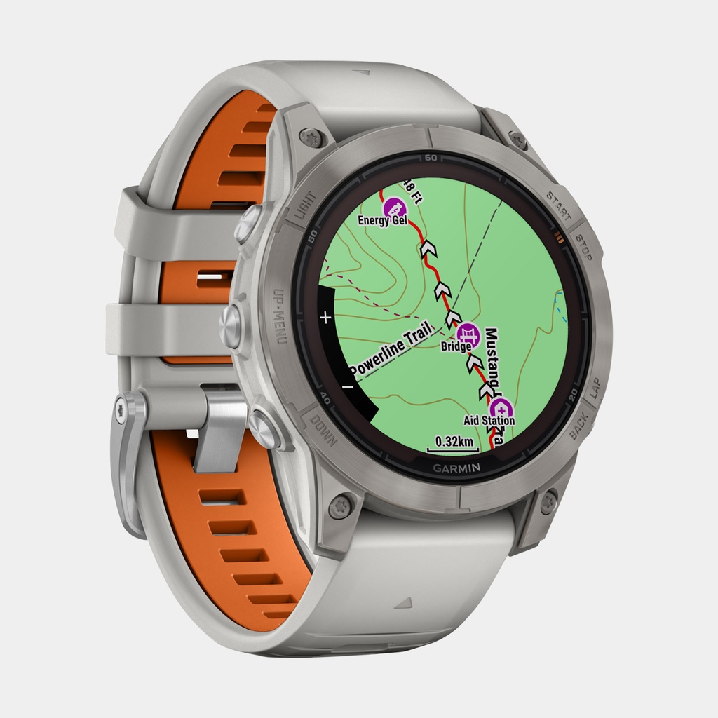 Fenix 7 Pro Sapphire Solar Titanium / Fog Gray Ember Orange
